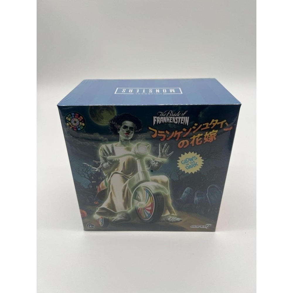 Super7 Bride of Frankenstein Glow in Dark Super Cycles Universal Monsters